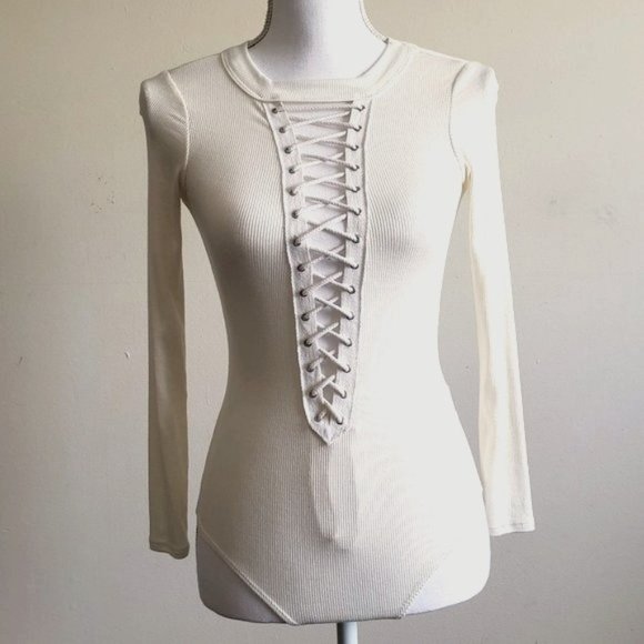 Fashion Nova Tops - Fashion Nova 'Poor Little Fool' Bodysuit Small